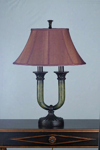 Meyda Tiffany Cypress Table Lamp