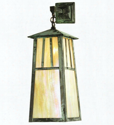 Meyda Tiffany Elongated Double Bar Lantern Wall Sconce - Large