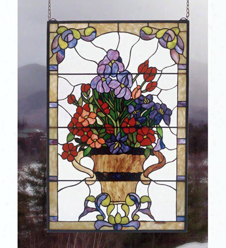 Meyda Tiffany Floral Arrangement Window