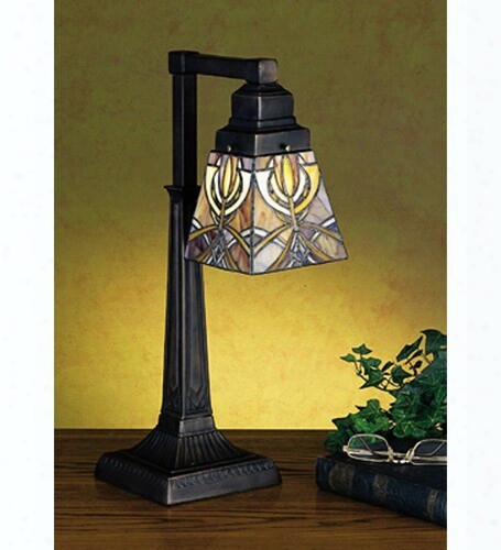 Meyda Tiffan Y Glasgow Bungalow 1-light Desk Lamp