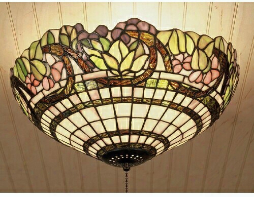 Meyda Tiffany Handel Grapevine 3-light Flush Mount