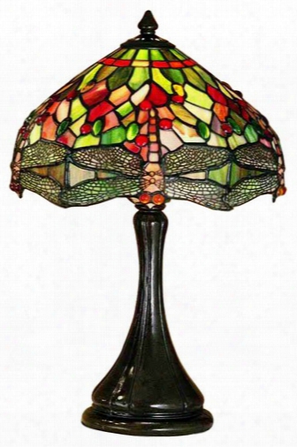 Meyda Tiffany Hanginghead Dragonfly18 Accent Lamp