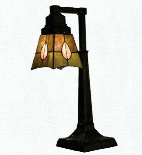 Meyda Tiffany Mackintosh Leaf 1-light Desk Lamp