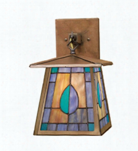 Meyda Tiffany Mackintosh Leaf Lantern Wall Sconce