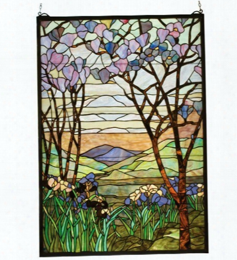 Meyda Tiffany Magnolia & Iris Window