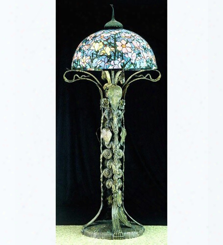 Meyda Tiffany Magnolia Floor Lamp