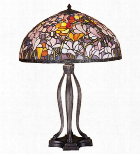 Meyda Tiffany Magnolia Table Lamp