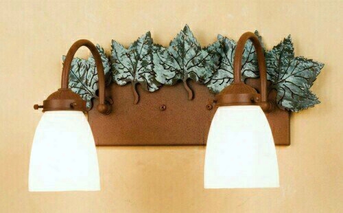 Meyda Tiffany Maple Leaf 2-light Wall Sconce