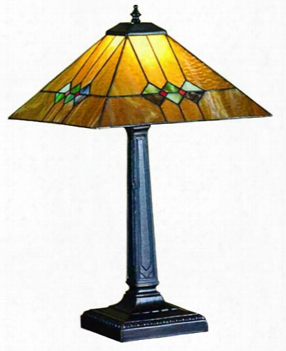 Meyda Tiffany Martini Mission 22 Table Lamp