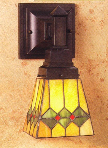 Meyda Tiffany Martini Mission Wall Sconce