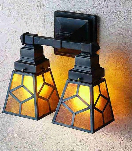 Meyda Tiffany Mica Missions Two Light Wall Sconce