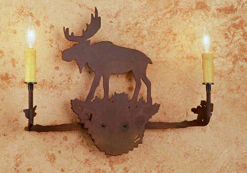 Meyda Tiffany Moose 2-light Wall Sconce