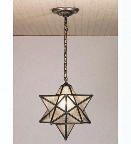 Meyda Tiffany Moravian Star 1-light Pendant - Clear