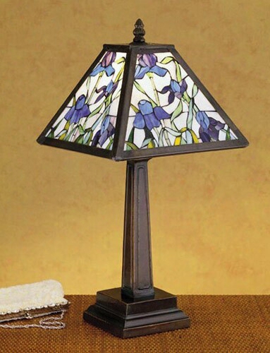 Meyda Tiffany Mosaic Iris Accent Lamp
