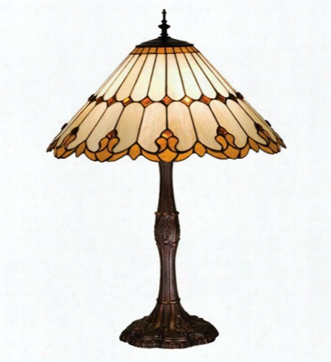 Meyda Tiffany Nouveau Cone Table Lamp