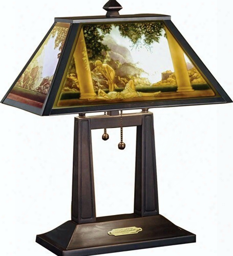 Meyda Tiffany Parrish Daybreak Oblong Table Lamp