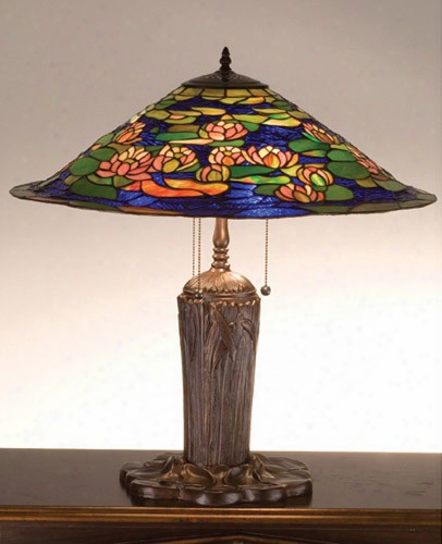 Meyda Tiffany Pond Li1y Table Lamp