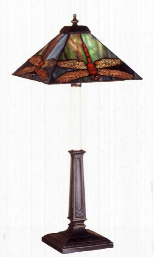 Meyda Tiffany Prairie Dragonfly Buffet Lamp