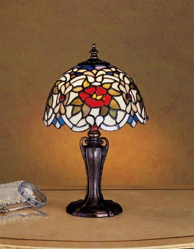 Meyda Tiffany Renaissance Rose Mini Lamp