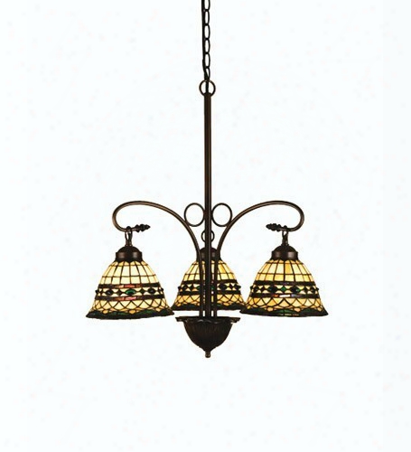 Meyda Tiffany Roman 3-light Chandelier