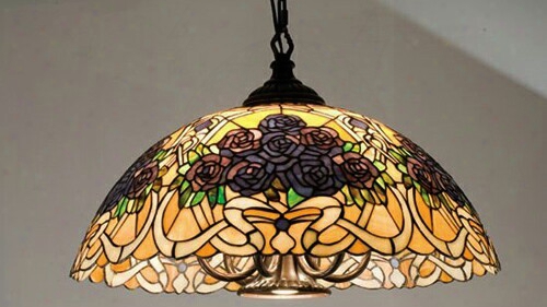 Meyda Tiffany Rose Bouquet 6-light Pendant Swag