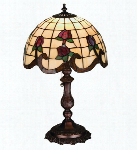 Meyda Tiffany Roseborder Accent Lamp