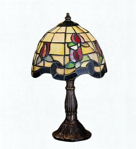 Meyda Tiffany Roseborder Mini Lamp