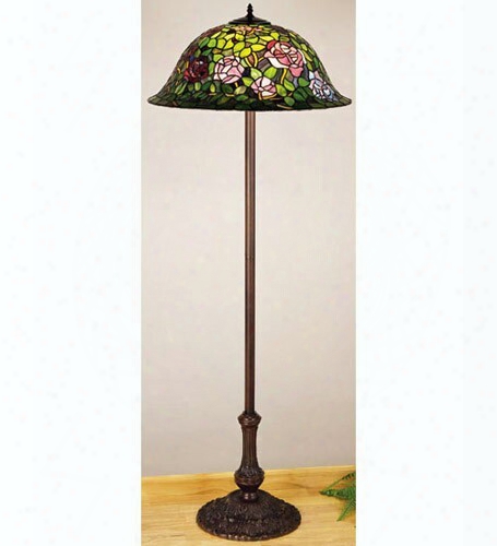 Meyda Tiffany Rosebush Floor Lamp