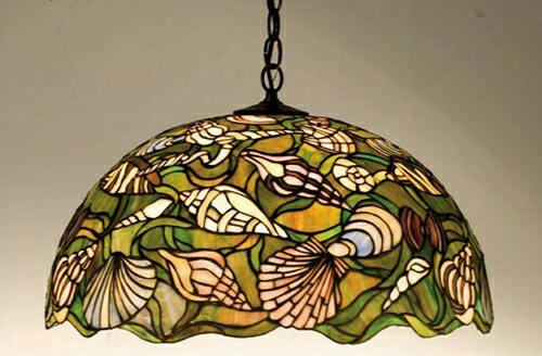 Meyda Tiffany Seashell 3-light Pendant