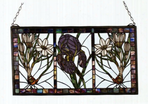 Meyda Tiffany Spring Triptych Window