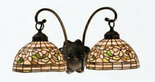 Meyda Tiffany Turning Leaf 2-light Wall Sconce