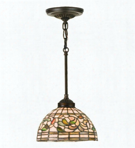 Meyda Tiffany Turning Leaf Mini Pendant