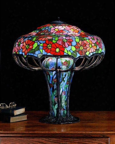 Meyda Tiffany Zinnia Mosaic Table Lamp