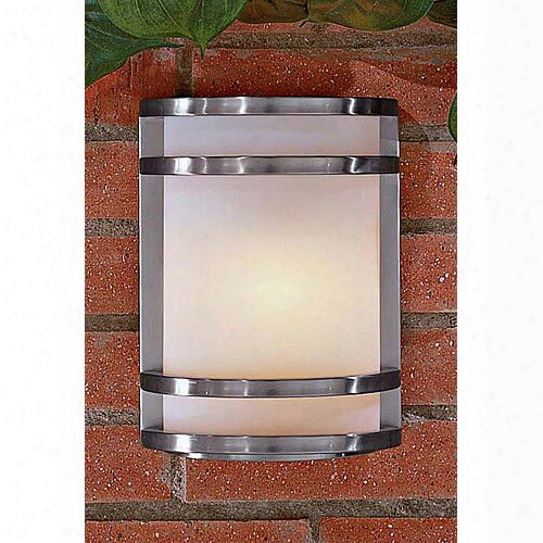 Minka-lavery Great Outdoors Bay View 1-light Wall Lantern Stainless