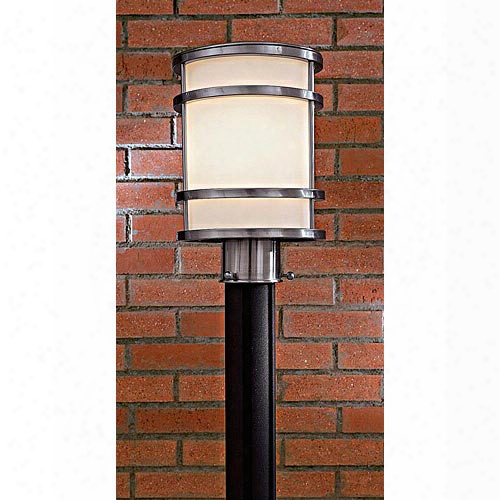 Minka-lavery Great Outdoors Bay View Post Top Lantern Stainless