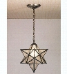 Meyda Tiffany Moravian Star 1-Light Pendant - Clear