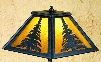 Meyda Tiffany Pines Accent Lamp - Yellow Amber