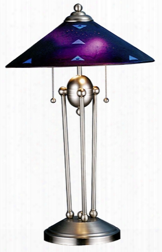 Meyda Tiffany Custom Fused Glass Table Lamp