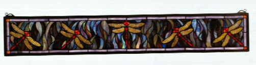 Meyda Tiffany Flight Of The Dragonfly Window