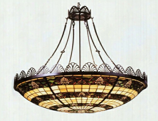 Meyda Tiffany Shell 4-light Inverted Pendant