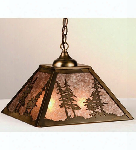 Meyda Tiffany Tall Pines Square Pendant