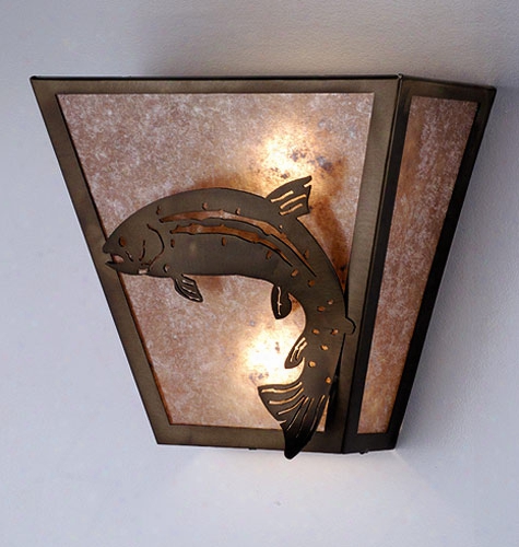 Meyda Tiffany Trout Wall Sconce