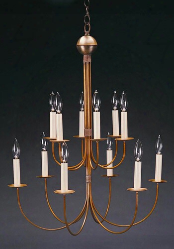 Northeast Lanterns Large 12-light Foyer Chandelier