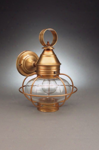 Northeast Lanterns Medium Caged Onion Wall Lantern