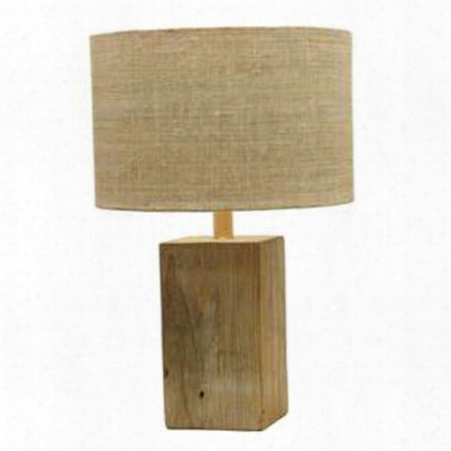 Palecek Driftwood Square Lamp