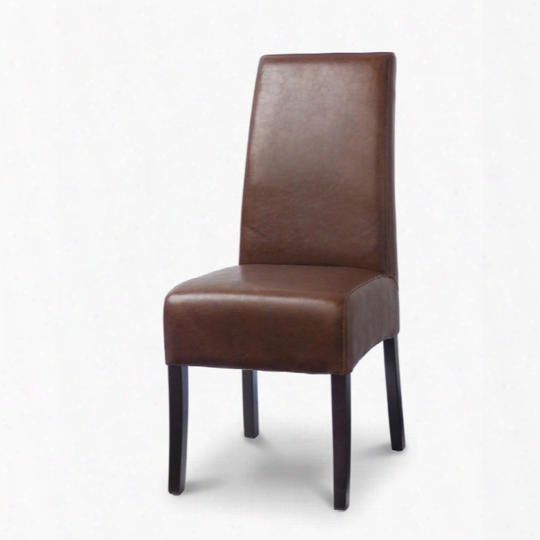 Palecek Hudson Dining Chair With Brown Stitching - Set Of 2