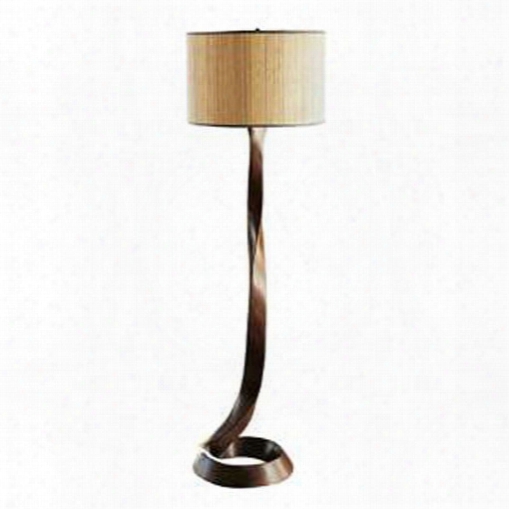 Palecek Ribbon Wood Floor Lamp