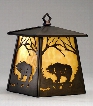 Meyda Tiffany Hanging Grizzly Bear Lantern