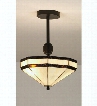 Meyda Tiffany Top Ridge 3-Light Semi Flush