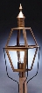 Northeast Lanterns Medium Boston Post Mount Lantern - Pointed Finial